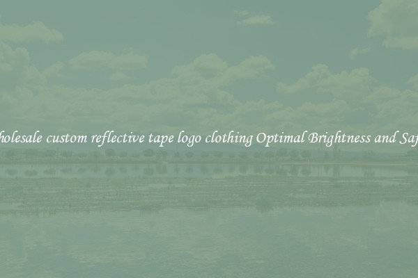 Wholesale custom reflective tape logo clothing Optimal Brightness and Safety