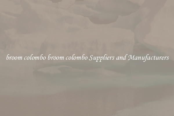 broom colombo broom colombo Suppliers and Manufacturers