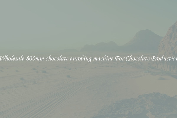 Wholesale 800mm chocolate enrobing machine For Chocolate Production