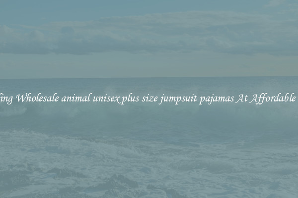 Trending Wholesale animal unisex plus size jumpsuit pajamas At Affordable Prices