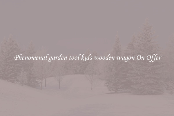 Phenomenal garden tool kids wooden wagon On Offer
