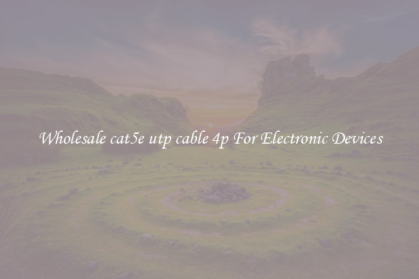 Wholesale cat5e utp cable 4p For Electronic Devices