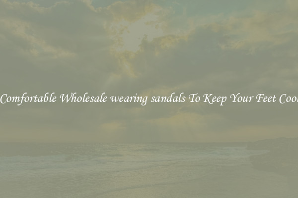 Comfortable Wholesale wearing sandals To Keep Your Feet Cool